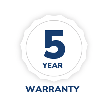 5-Year Warranty