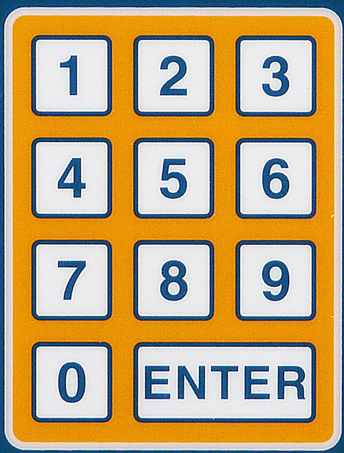 number keys