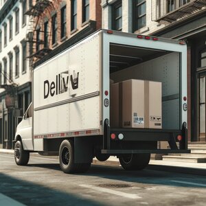 Delivery truck